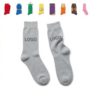 Solid Color Kids Socks for Branding & Custom Logos