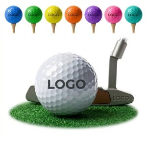 Multi-Color Bulk Golf Balls - 1.68" Standard
