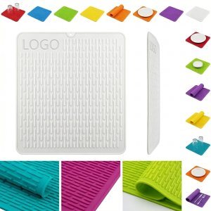 Multi-Color Silicone Drying Mat & Heat-Resistant Tray